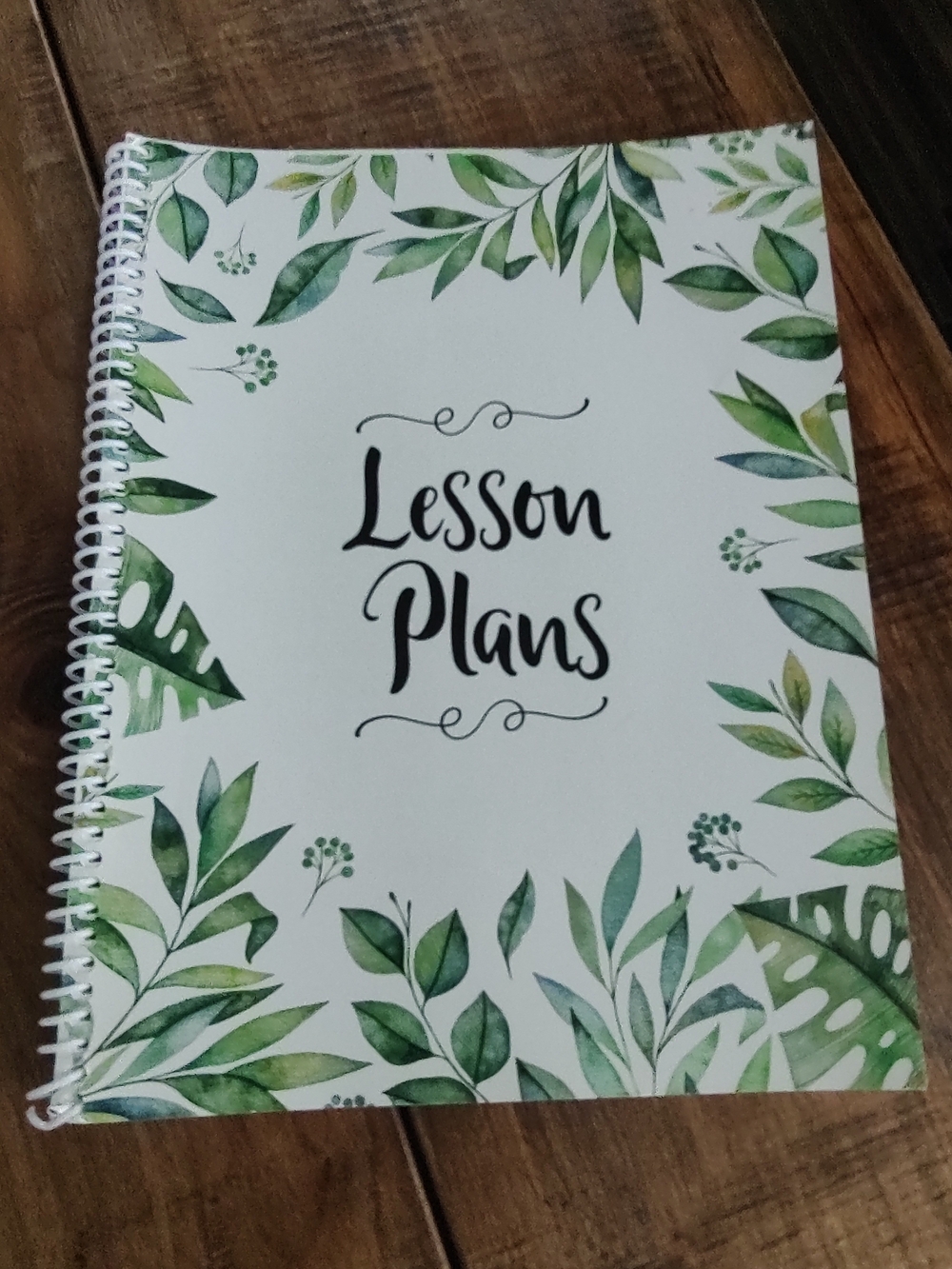 Lesson Plans Spiral Notebook